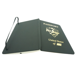 Folleto con estampado en caliente para pasaporte, servicio de impresión personalizado, a todo color, con cordón elástico - Product Image 2