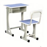 Offre Spéciale : Ensemble Bureau et Chaise Scolaire Classique – Mobilier Scolaire en Gros Anti-Fatigue pour Étudiants
