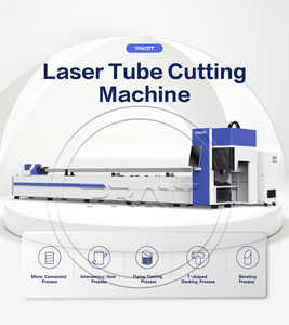 Machine de découpe laser de tubes entièrement automatique avec chargement et déchargement automatiques, support de suivi et fonctionnement sans queue de production - Product Image 4