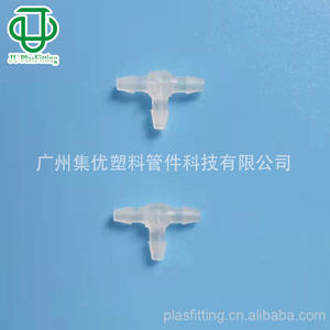 Integrated 3-Way Accessory for Soft Water Air <b>Tubes</b> T-Type Tee Equal Diameter Plastic Rubber <b>Silicone</b> Connector Medical Plastic - Product Image 4