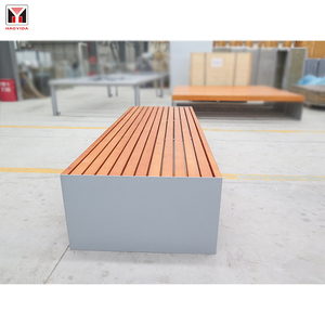 Banco de madera para exteriores, mueble personalizado de fábrica, Banco largo de jardín de hierro fundido - Product Image 6