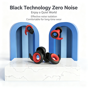 Bouchons d'oreilles réutilisables en silicone pour la <span class=keywords><strong>protection</strong></span> <span class=keywords><strong>auditive</strong></span>, réduction du bruit, avec étui étanche pour le sommeil, les voyages, les concerts, personnalisables - Product Image 1