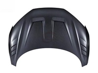 Capot en Fiber de carbone sec mat de Style PK personnalisé privé pour Audi R8 2016-2023 Mise à niveau du capot en Fiber de carbone sec mat