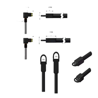Conector Plano Macho/Hembra de 3 Pines, Impermeable IP68, Subacuático, Aeroespacial, Compatible con Subconn, Ensamblaje de Cable Personalizado para ROV