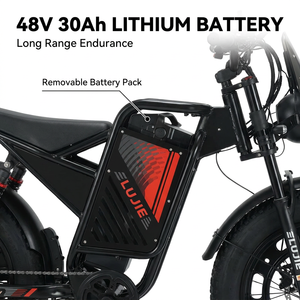 Vélo de montagne électrique tout-terrain en acier haute performance 48V 1000W 30Ah longue portée puissant pour adultes, adapté à la neige - Product Image 5