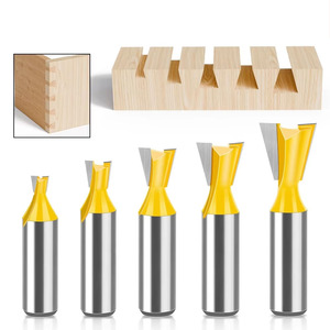 Bộ định tuyến chế biến gỗ bit 1/2 & 12 tay cầm dovetail khắc dao cắt tuôn ra & dao khía ODM tùy chỉnh - Product Image 6