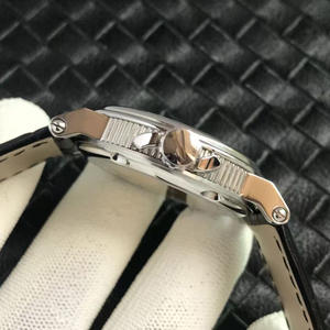 Reloj Mecánico Automático de Acero Inoxidable de Lujo, Esfera de Cristal de Zafiro, Diámetro de Esfera de 40 mm, Correa de Cuero PU/Cuero Vacuno con Cierre de Mariposa - Product Image 5