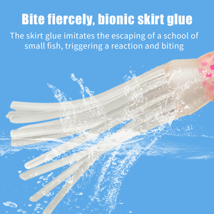 Esca Artificiale Morbida a Forma di Polpo Luminosa da 12cm 10g, Esca da Traina per Jigging, Polpo Realistico - Product Image 6