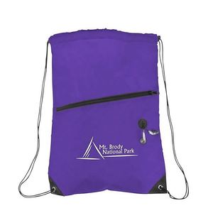 Sac à dos pliable avec cordon de serrage, sac de sport pour la gym avec poche à chaussures, sac à dos promotionnel en nylon lavable, cadeaux en polyester - Product Image 3