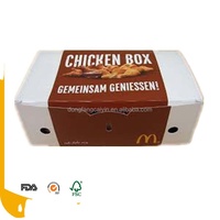 Boîte à poulet CMYK sûre et économique, fabricant chinois de boîtes à poulet en papier pour rôtissage