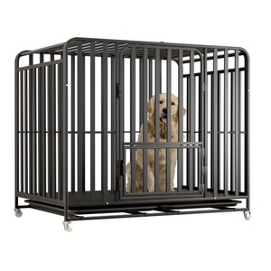 Heavy Duty Pet Cage Collapsible <b>Dog</b> Cat Pet Folding Crate - Product Image 1