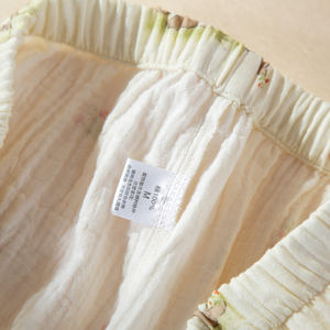 Nuevo Conjunto de Pijamas de Gasa de Doble Capa con Estampado de <span class=keywords><strong>Panda</strong></span> Estilo Campestre, 100% Algodón, para Mujer, Primavera/Verano, Manga Larga, Ropa de Dormir - Product Image 5