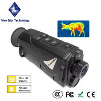 Monoculaire thermique numérique Caseeda MV2 Pro en alliage d'aluminium, plan focal avant, résolution 256x192, étanche, pour la chasse, 1x-8x