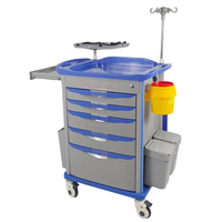 Chariot d'instruments chirurgicaux et de physiothérapie pour anesthésie et soins intensifs, équipement hospitalier, prix de gros