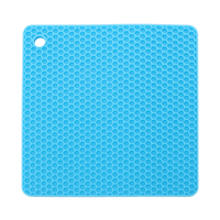 Outil de cuisine antidérapant écologique Coussin d'isolation thermique Tapis et tampons en silicone ronds carrés anti-brûlure Protection contre la chaleur