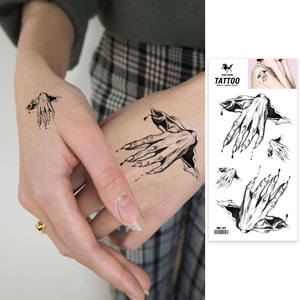 2025 nuevas pegatinas populares de <span class=keywords><strong>tatuaje</strong></span> de Halloween puntadas de herida cicatriz efectos especiales maquillaje tatuajes temporales impermeables - Product Image 6