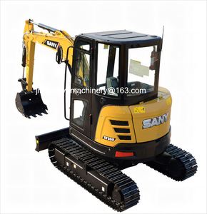 Mini-excavatrice sur chenilles Sany SY35U d'occasion, poids de 4 tonnes, avec moteur d'origine et faible nombre d'heures de fonctionnement - Product Image 1