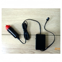 PYL PYL-EL-IF-350-CAR DC12V Inverseur de courant pour feu de signalisation EL, modes Lumière constante/Flash/Arrêt, fixation sur prise allume-cigare de voiture, 0~250cm²