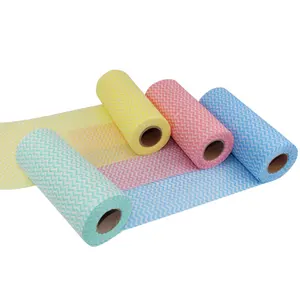 BCS Factory price colorful High tensile strength household cleaning cloth for kitchen