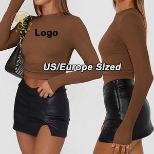 Camiseta Deportiva de <span class=keywords><strong>Manga</strong></span> <span class=keywords><strong>Larga</strong></span> para Mujer, Ropa Deportiva, Yoga, Camisa de <span class=keywords><strong>Manga</strong></span> <span class=keywords><strong>Larga</strong></span>, Talla Grande, Compresión - Product Image 1