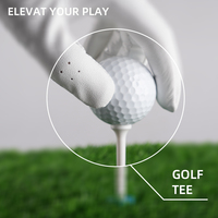 Tee de golf en plastique personnalisé avec échelle gravée, durable et coloré