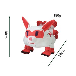 Peluche Roblox Renard à Neuf Queues Rouge Blanc Gris Bleu, Cadeau, Rembourrage en Coton PP Durable - Product Image 3