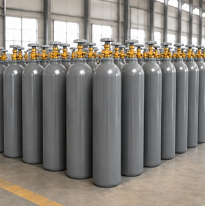 Cylindre de gaz KrF haute pureté 99,999 % 5N pour laser excimer semi-conducteur, 10L 40L, valve en laiton, pression 150 bars, logo personnalisé - Product Image 4