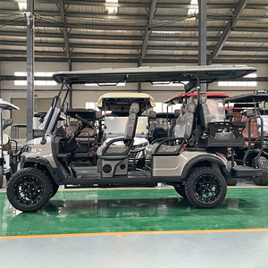 Voiturette de golf électrique tout-terrain 6 <span class=keywords><strong>places</strong></span> CAMP Luxury Design homologuée pour la route, batterie 72V, mini buggy de golf, voiturette de club - Product Image 4