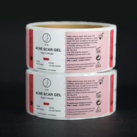 Impression d'étiquettes autocollantes personnalisées pour emballages de produits pharmaceutiques et de santé, à double et multi-couches, déchirables et pliables