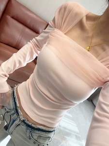 Maglioni Bianchi da Donna con Colletto Quadrato, Modellanti, Sexy e alla Moda con <span class=keywords><strong>Pizzo</strong></span>, Vendita all'Ingrosso Droma - Product Image 2