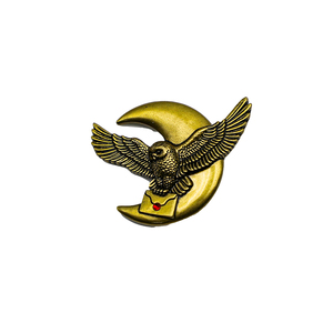 Customized Heavy Duty Vintage Gold Dragon Eagle Brooch <b>Pin</b> Brooch Owl Brooch Vintage <b>Pin</b> Brooch with Crystal - Product Image 3