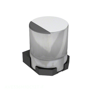 ตัวเก็บประจุแบบติดบนพื้นผิว SMD รุ่น AVE336M10C12T-F ยี่ห้อ Manufacturer Channel ความจุ 33uF 20% 10V ชนิดอลูมิเนียม - Product Image 1