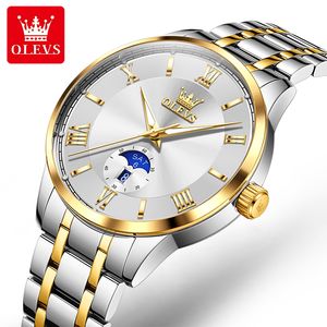 <span class=keywords><strong>Montre</strong></span> pour homme OEM 3638, horloge multifonctionnelle, bleu dégradé <span class=keywords><strong>or</strong></span>, luxe, strass, montres à quartz pour affaires - Product Image 1