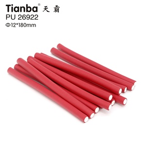 American Products Wholesale salon Soft Foam flex Flexi Flexible Twist Hair Bigoudis Rods Rollers For Barber - Product Image 4