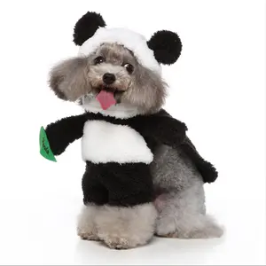 Cosplay पालतू पशुओं की आपूर्ति पांडा खड़े हो जाओ अजीब कुत्ते कपड़े ईमानदार पांडा ड्रेस अप पालतू पांडा