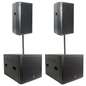 Nuovo Design Casse Acustiche Professionali da 18 Pollici Sistema Audio PA da 2400 Watt Subwoofer per Bassi da Palco per Spettacoli Sale da Concerto <span class=keywords><strong>DJ</strong></span> all'Aperto - Product Image 1