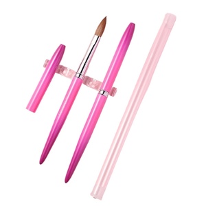 30%Kolinsky Acrylic Nail <b>Brush</b> 16 for Art <b>Brush</b> Metal Holder Factory Custom Nail Art Supplier - Product Image 5
