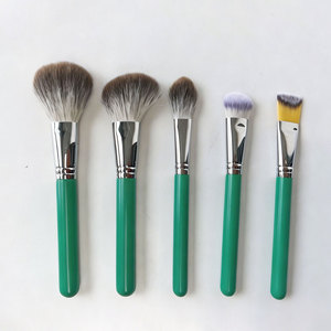 Set de 12 <span class=keywords><strong>Brochas</strong></span> de Maquillaje con Logotipo Personalizado, Color Verde, <span class=keywords><strong>para</strong></span> <span class=keywords><strong>Ojos</strong></span>, Rostro, Base, Rubor, Herramientas de Maquillaje, Pelo Sintético, <span class=keywords><strong>Brochas</strong></span> de Maquillaje Profesionales - Product Image 3