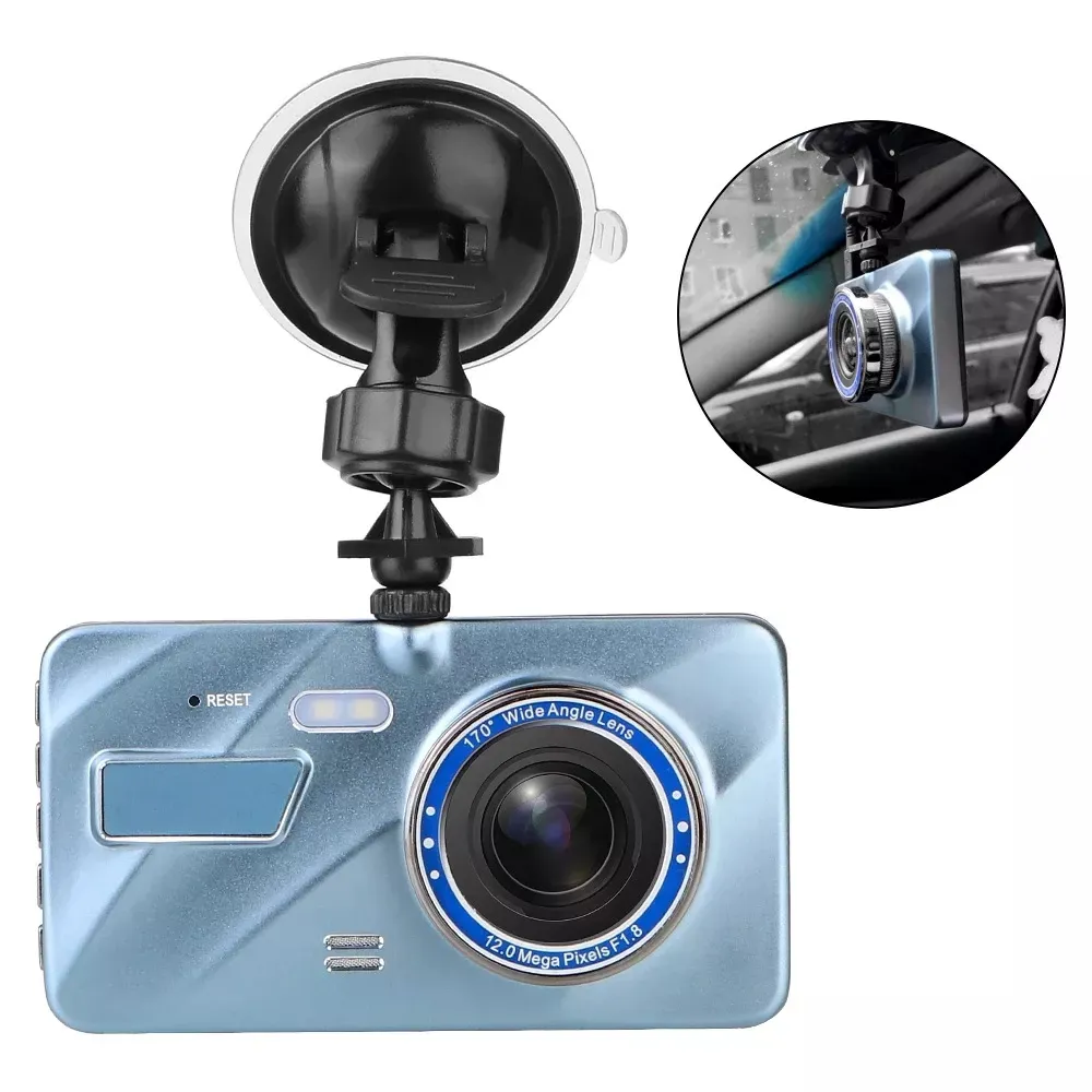 Car DVR Video Recorder Dash Camera 1080P Rear View Dual Lens 4 Full HD G Sensor Portable Cycle Recording Dash Cam Dashcam