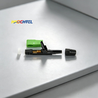 Conector de Fibra Óptica SC APC para Aplicaciones de Cable Monomodo, Conector Rápido de Fibra Óptica