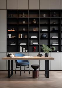 Bureau et table d'écriture de style industriel |   Meubles en métal et bois à texture robuste pour loft et <span class=keywords><strong>studio</strong></span> créatif - Product Image 3
