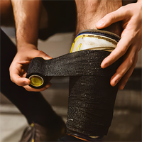 Bande adhésive cohésive de 10 cm pour le football, le fitness, le sport, les bandages de poignet, le soutien du genou, la bande de maintien pour chaussettes de football