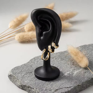 Présentoir en résine pour bijoux en gros, support durable pour boucles d'oreilles, accessoires de présentation simulés pour magasin - Product Image 3