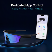 Lunettes de soleil connectées pour sports de plein air avec caméra 13MP, IA anti-tremblement, enregistrement vidéo 1200P, traduction en temps réel, Type-C 2026