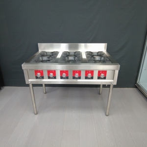 VICTORY Commercial en acier inoxydable Kwali Range 4 brûleurs à gaz SS Cuisinière spéciale pour autres fournitures d'hôtel et de restaurant - Product Image 5