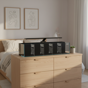 Luxury Small 5L <strong>Discus</strong> <strong>Aquarium</strong> with Glass &amp; Acrylic 5W Power Modern Design for Indoor Living/Dining/Kitchen Space Efficient - Product Image 2