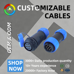 ขั้วต่อไฟฟ้า SP13 แบบกันน้ำ IP68 <span class=keywords><strong>ปลั๊ก</strong></span>และเต้ารับสำหรับสายเคเบิล - Product Image 1