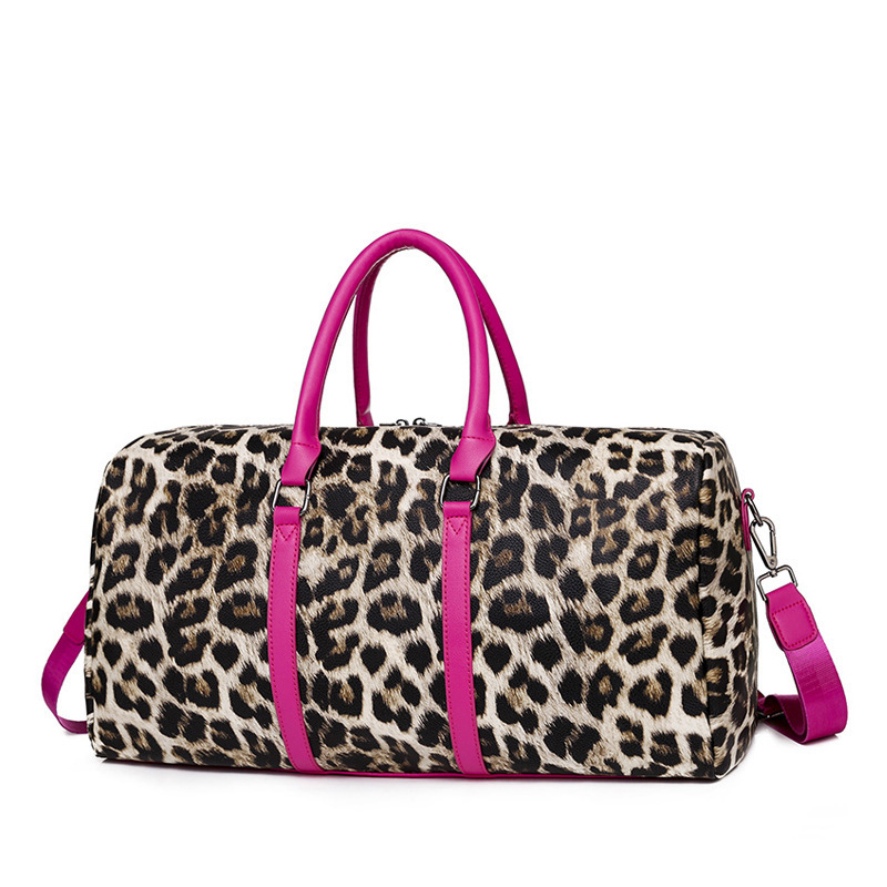 leopard duffle bolsa