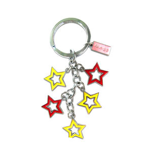 คุณภาพดีผู้ผลิตผลไม้พวงกุญแจโลหะ Rhinestone กระเป๋า Charm อุปกรณ์เสริมที่กำหนดเองสตรอเบอร์รี่พวงกุญแจ - Product Image 6