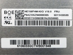 15.6インチパネルNE156FHM-NX3 NE156FHM-NX1 LM156LF2F01 LVDS/40Pin 1920*1080 144HZ LCD FHDラップトップスクリーンモニターディスプレイ新しいA + - Product Image 2